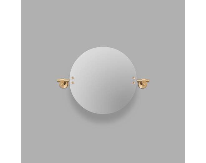 Mirror/Small 400Mm/15.7 Inches/Cast /Brass