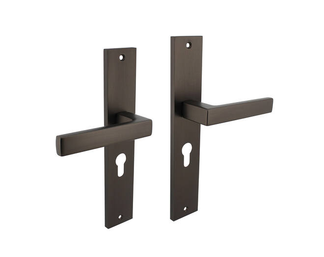 Deurkruk Hera op schild 245x45 mm PCgat 55mm