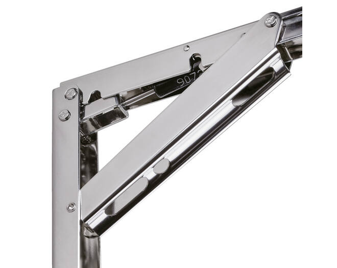 Konsole RVS inklapbaar 307mm, hoogte 165mm