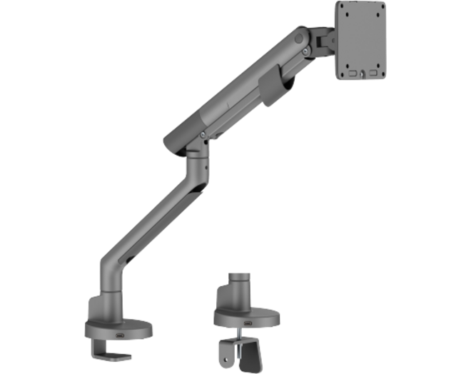 Kisch monitorarm voor enkel scherm space grey