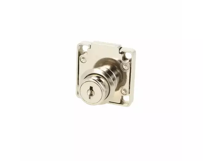 Oplegslot 850 sluiting KA E02, vernikkeld, cilinder vast