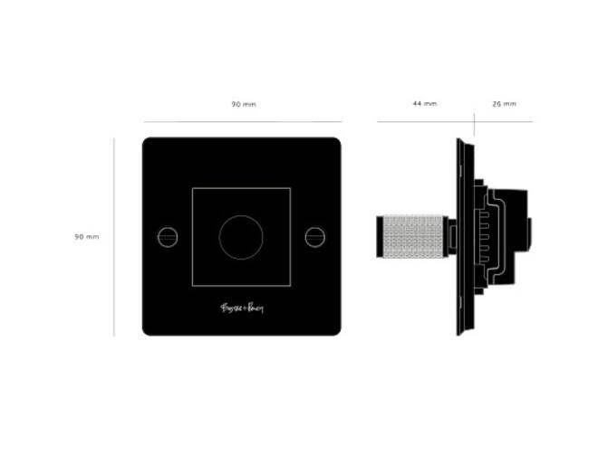 1G Dimmer/250W Led/Retractive Switch Compatible Only