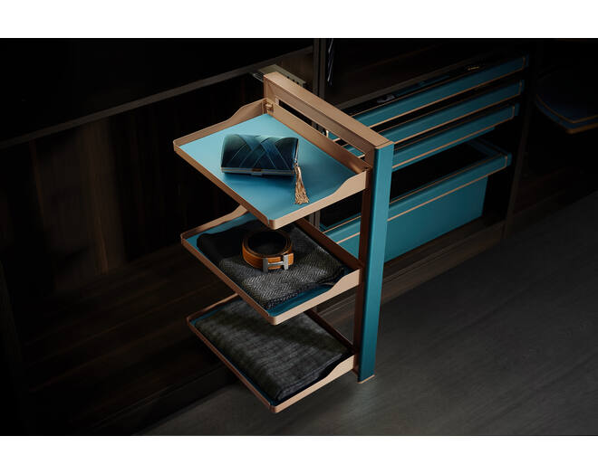 703573 B Series - Side Basket - Left Opening Moran Green