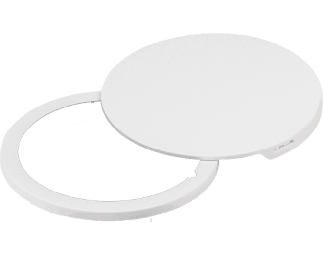 PIX oplegrand + deksel wit