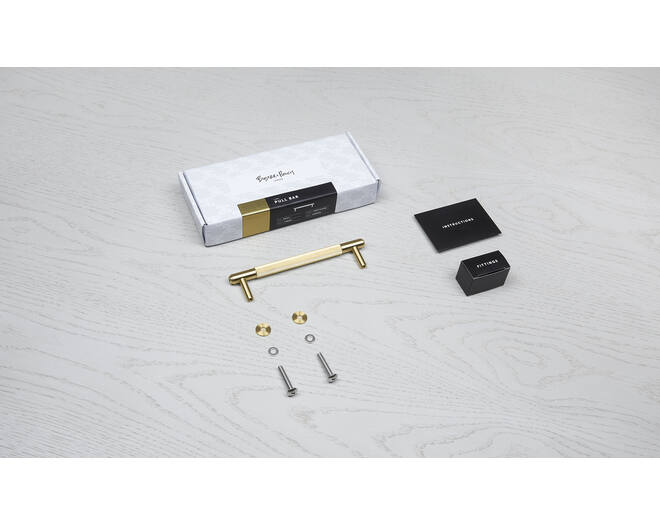 Pull Bar/Linear/Small 150Mm/Brass