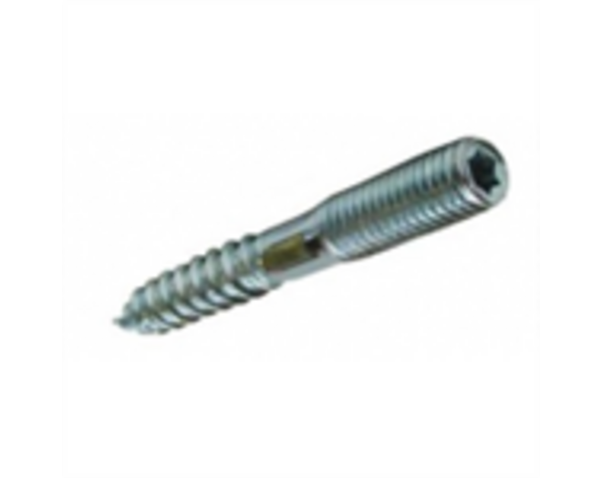 Tafelschroef M8x60mm verzinkt met Torx, met zeskant,