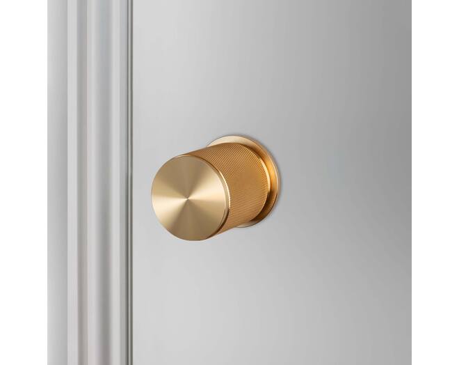 Door Knob Set/Cross/Brass