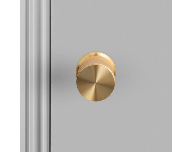 Door Knob Set/Cross/Brass