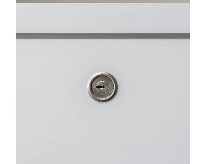 Oplegslot 7810 55x44mm RVS rechts gelijksluitend G-1001