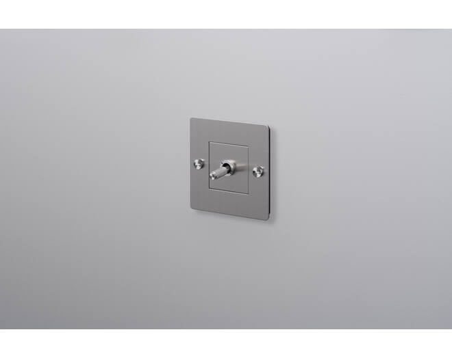 EU 1G Toggle Switch/w/out B+P Logo/Steel