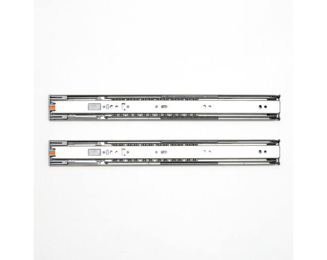 Ladegeleider RVS, lengte 400mm, SOFT CLOSE