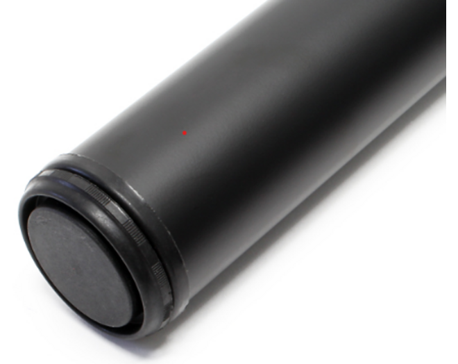 Tafelpoten 60mm 1100mm dikte 0,9mm zwart gelakt set van 4