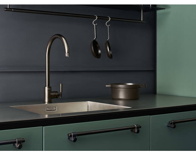 Type A Kitchen Tap/Cross/Mixer/Steel + Sp4688 EU