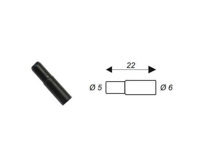 Plankdrager 5/6 zwart