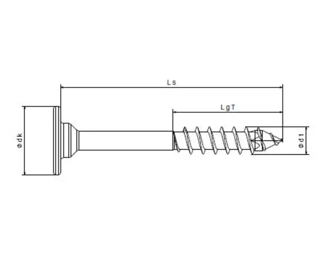 Spax torx corpus 4,0x30 deeldraad VE= 200 st zwart