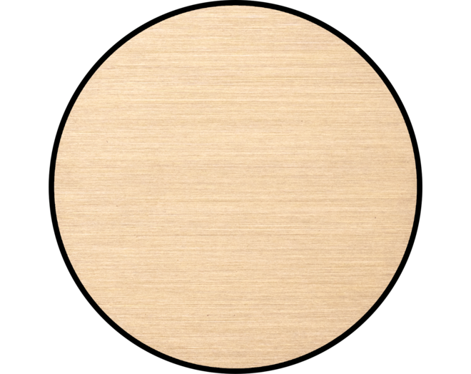 Rond 2.0 Push button 2X- t.less - brushed brass