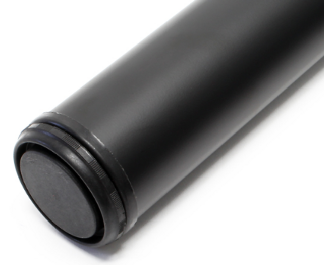 Tafelpoten 60mm 820mm dikte 0,9mm zwart gelakt set van 4