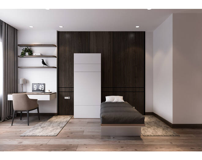 Speedy Wall enkel opklapbed wandmontage voor matras 80x200cm