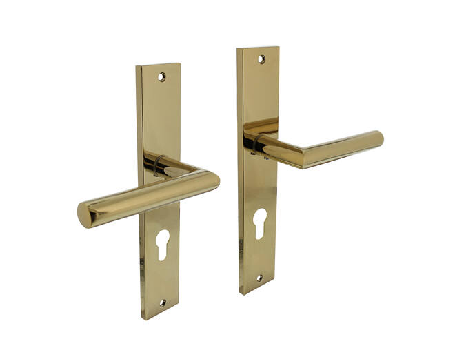 Deurkruk Bastian op schild 245x45 mm PCgat 72mm