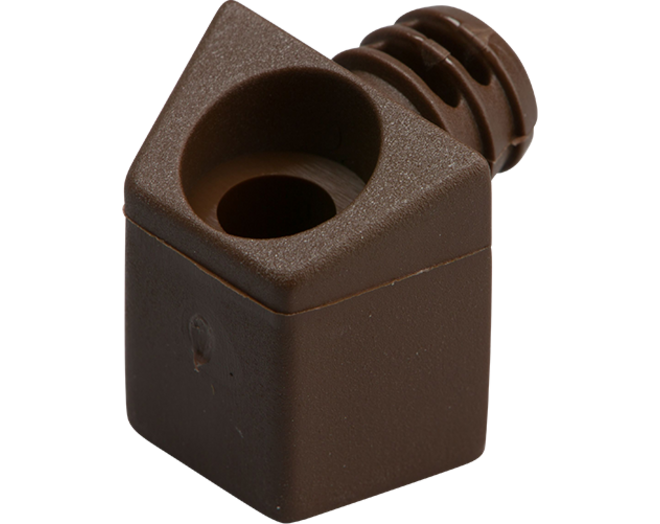 Verbindingsbeslag bruin 22x12mm, verpakt per 2000 stuks