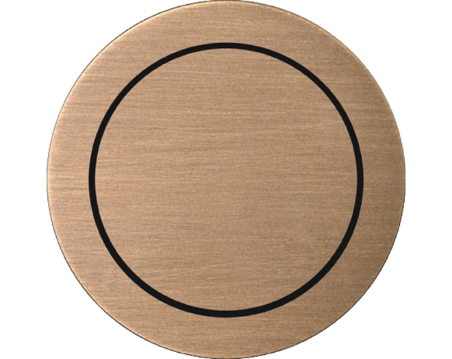 Rond 2.0 Multifit Push button 2X- light bronze