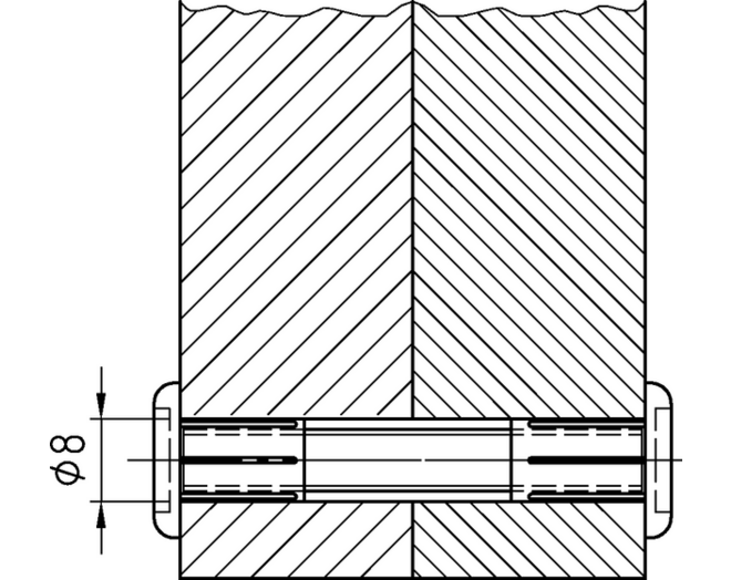 Verbindingsschroeven 7374/M6x30mm zwart