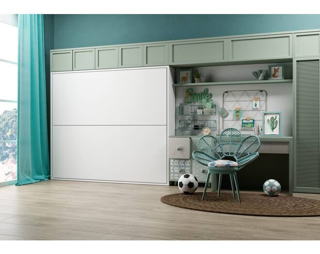 Boven-opklapbed UPPER1 horizontaal - frame 92 x 202cm