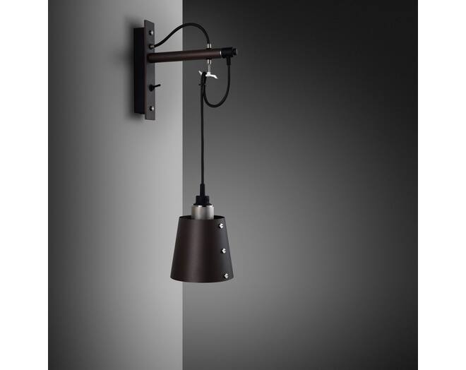 Hooked Wall Small Graphite/Steel