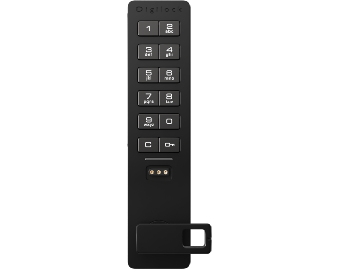 Versa keypad mat zwart wisselende gebruiker, 30mm
