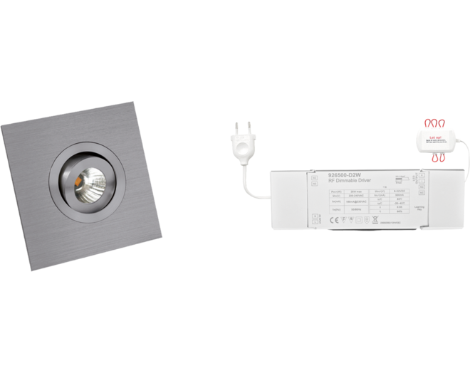 6x Monza Vierk. Alu DTW 3000K-2200K+6x verl + MC easy basis