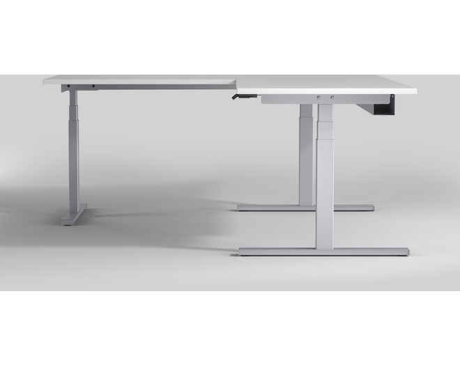 De Milano Hoek. Kleur: Zilver RAL9016.