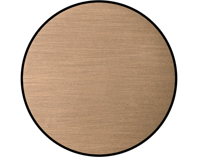 Rond 2.0 Push button 2X- t.less - light bronze