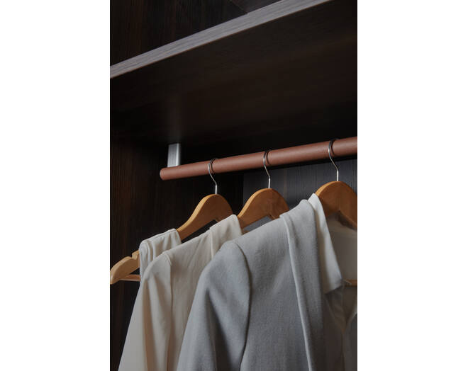 706191 B Series - Square Hanging Rod Brown, 3000mm