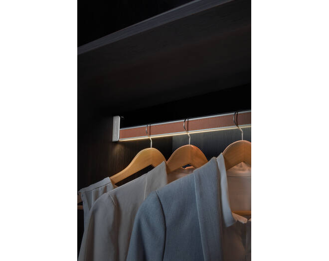 706191 B Series - Square Hanging Rod Brown, 3000mm