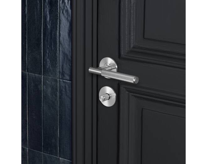 Door Handle Set/Linear/Steel