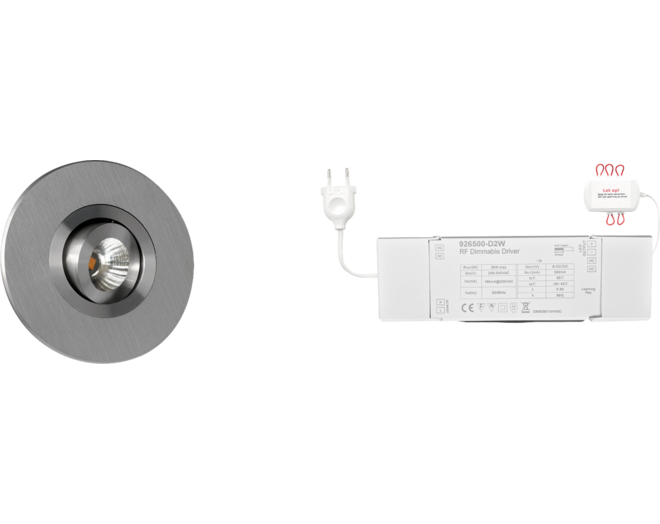 5x Monza rond Alu DTW 3000K-2200K+5x verleng+ MC easy basis