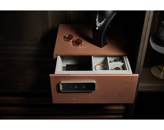 703297 B Series - Safe Box Brown