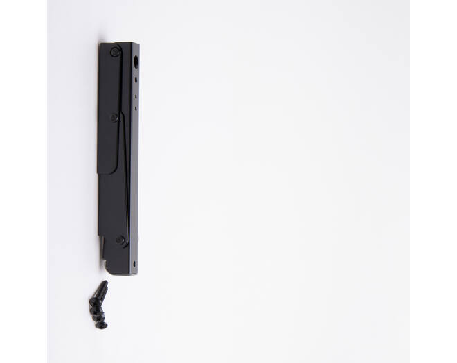 Konsole RVS zwart inklapbaar 307mm, hoogte 165mm