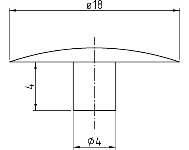 Afdekkappen 7049 RAL 9006