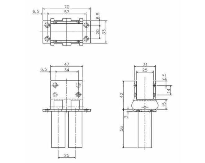Hawgood scharnieren 4500D met dubbele