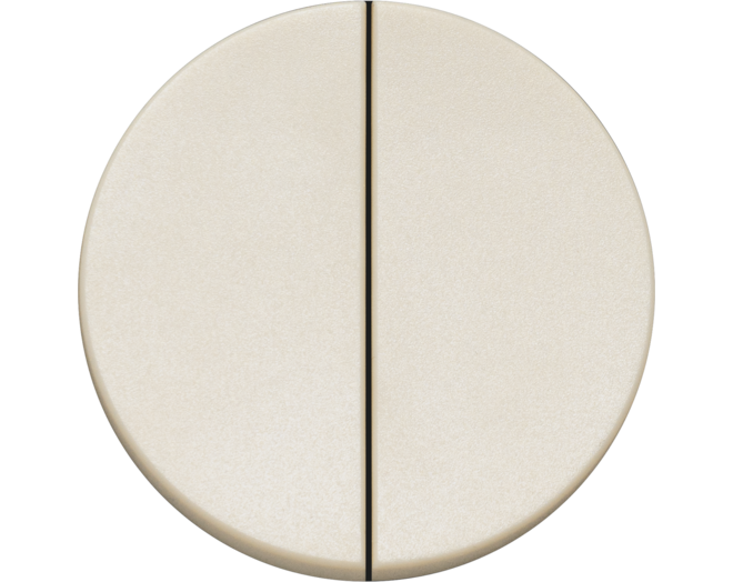 Rond 2.0 Double NO/NC Push button -t.less - basic cream