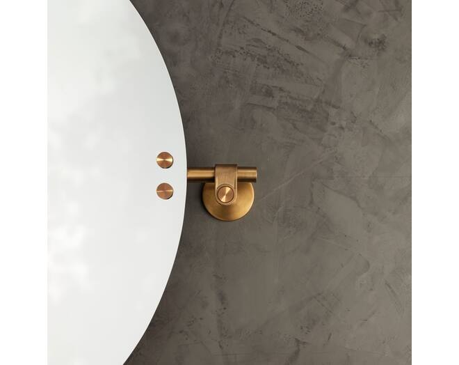 Mirror/Medium 600Mm/23.6 Inches/Cast /Brass