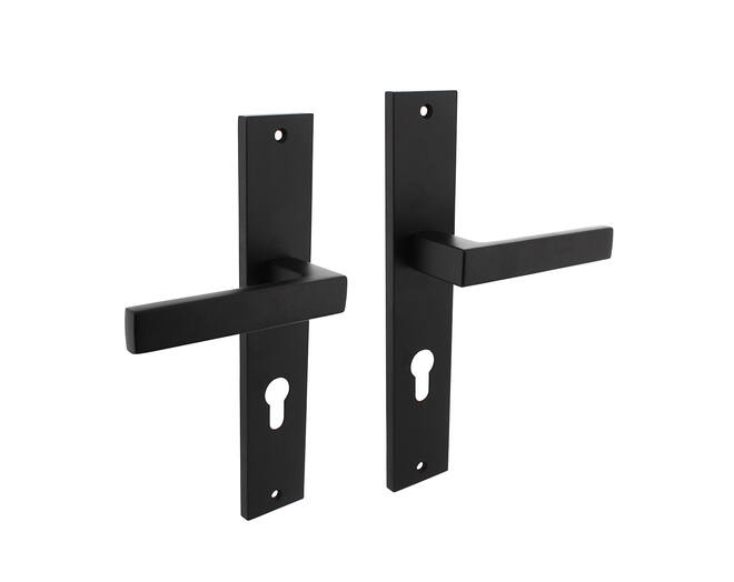 Deurkruk Hera op schild 245x45 mm PCgat 72mm