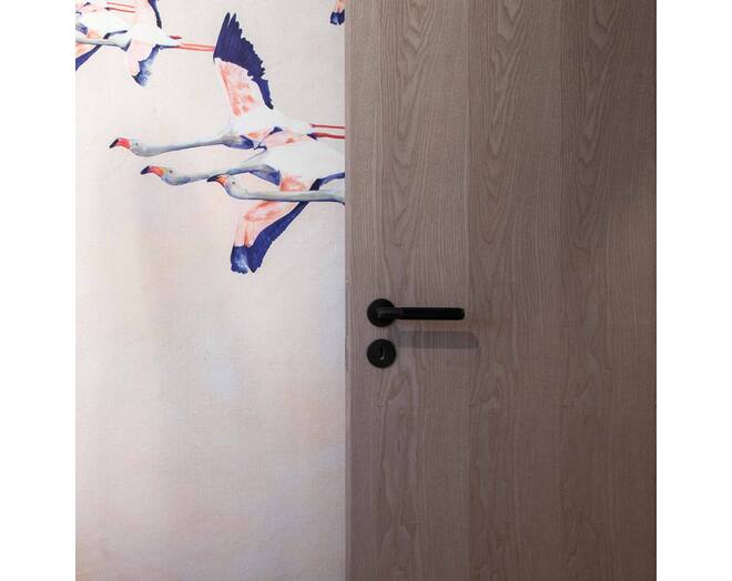 Escutcheon Plate/Traditional Profile/Black