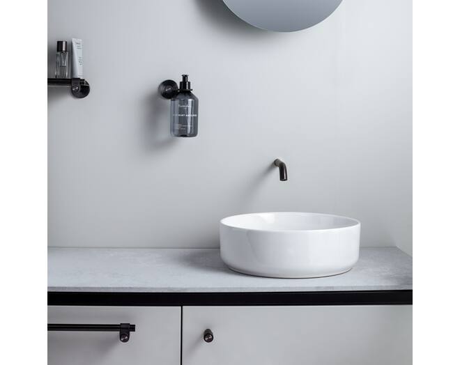 Soap Holder/Single Dispenser/No Soap Included/Cast/S