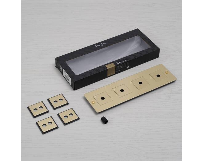 4G Wall Plate/Vertical/White