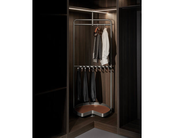 706202 B Series - Multifunctional Corner Brown