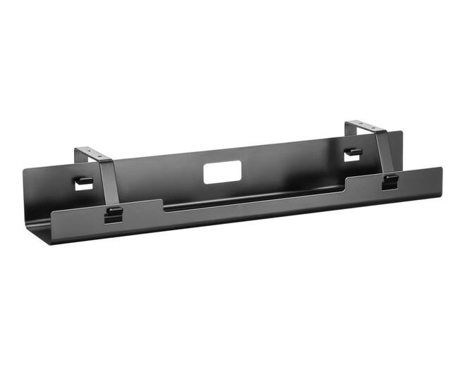 Cable tray 100cm. Zwart RAL9005