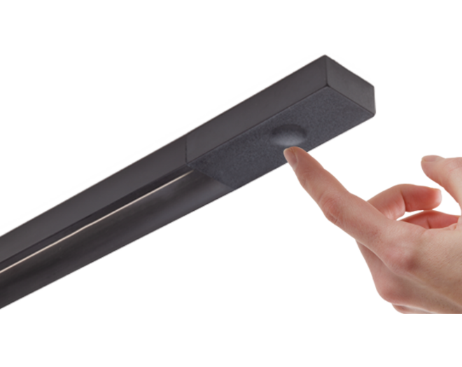 Blade mat zwart TouchDimmer links Lengte: