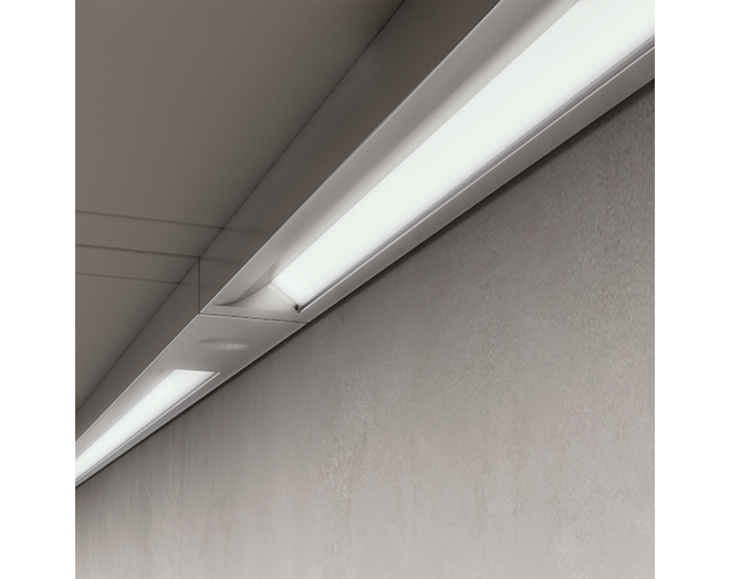 Blade mat zwart TouchDimmer links Lengte: